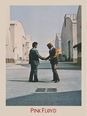পিঙ্ক ফ্লয়েডের ১৯৭৫ সালের অ্যালবাম 'Wish You Were Here'-এর প্রচ্ছদ। ছবি: সংগৃহীত 888