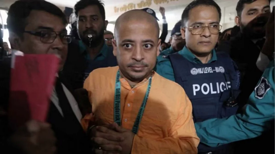আইনজীবী আলিফ হত্যা মামলায় গ্রেপ্তার দেখানো হলো চিন্ময়কে