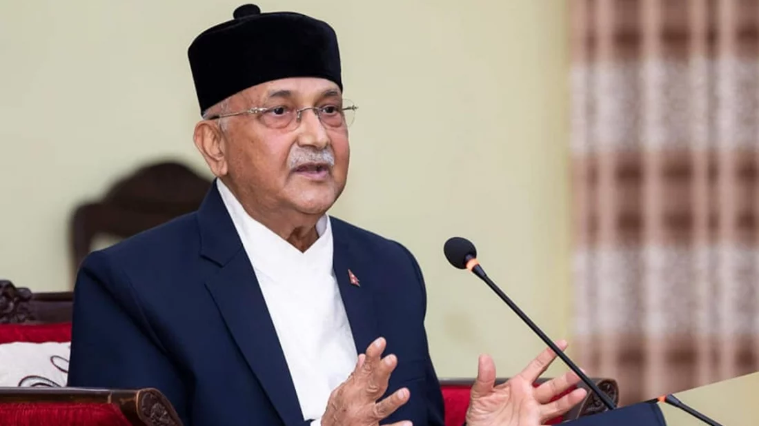 নেপালের সদ্য পদত্যাগকারী প্রধানমন্ত্রী কেপি শর্মা ওলি।