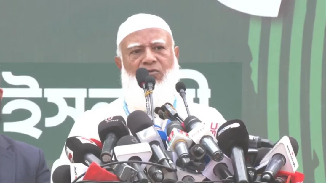 ভাষানটেকে আয়োজিত গণসমাবেশে বক্তব্যকালে জামায়াতে ইসলামীর আমির ডা. শফিকুর রহমান। ছবি: সংগৃহীত