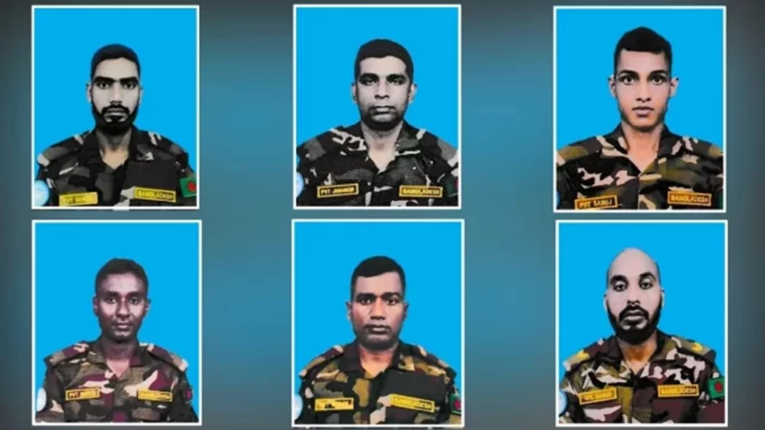 বিশ্বশান্তির ৬ সারথীর মরদেহ আসছে শনিবার