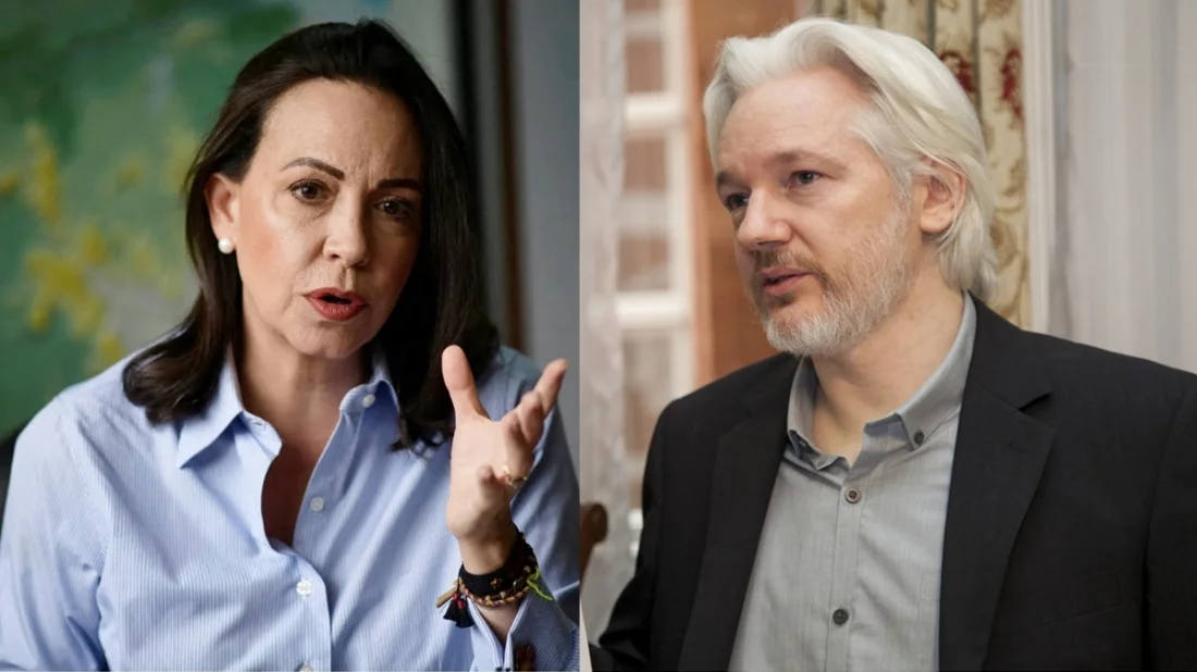 মাচাদোকে পুরস্কার দেওয়ায় নোবেল ফাউন্ডেশনের বিরুদ্ধে অ্যাসাঞ্জের অভিযোগ দায়ের