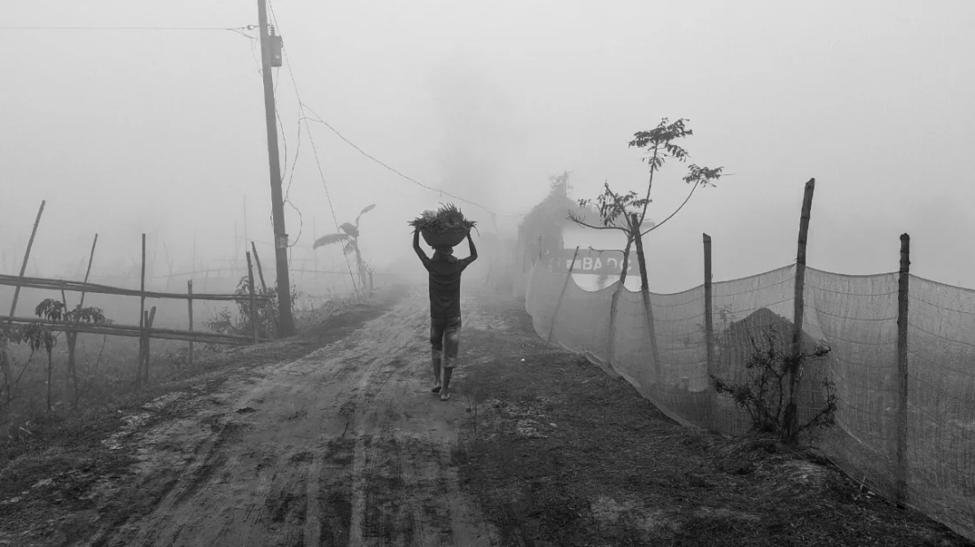 কুড়িগ্রামে হাড়কাঁপানো শীতে স্থবির জনজীবন