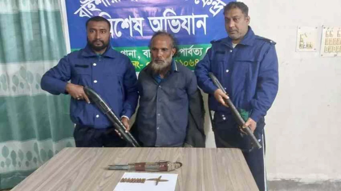 অস্ত্রসহ আমির হামজা গ্রেপ্তার