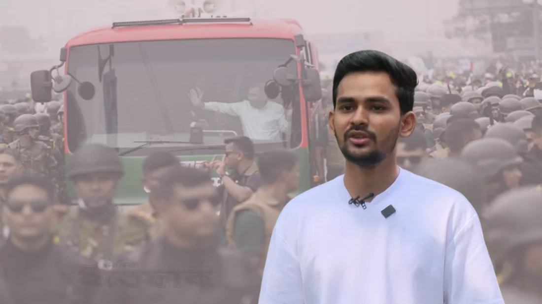 এনসিপির মুখপাত্র  আসিফ মাহমুদ সজীব ভূইয়া