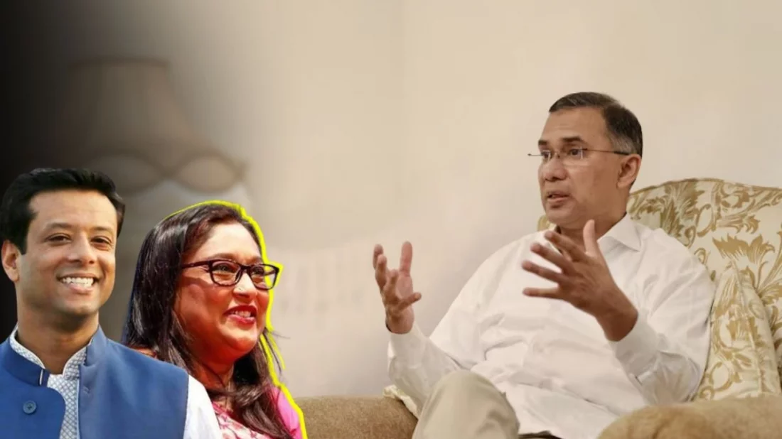 জনগণ চাইলে শেখ হাসিনার সন্তানরাও রাজনীতিতে ফিরতে পারেন। ছবি: ইত্তেফাক কোলাজ