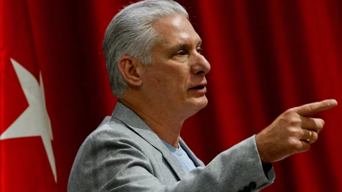 কিউবার প্রেসিডেন্ট মিগুয়েল দিয়াজ-কানেল। ছবি: রয়টার্স