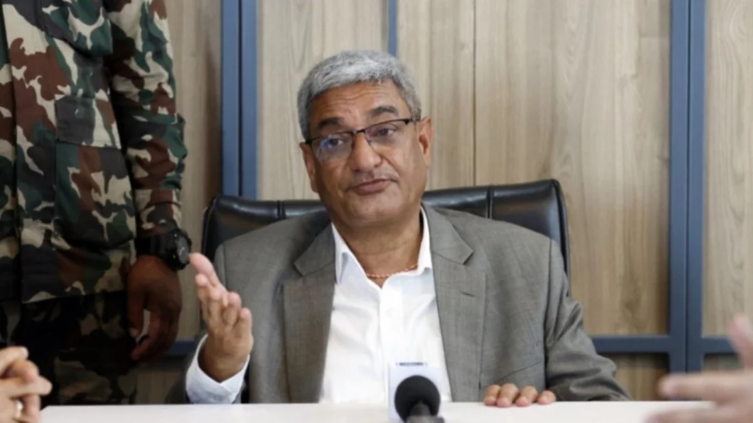 নেপালের সাবেক স্বরাষ্ট্রমন্ত্রী রমেশ লেখক। ফাইল ছবি