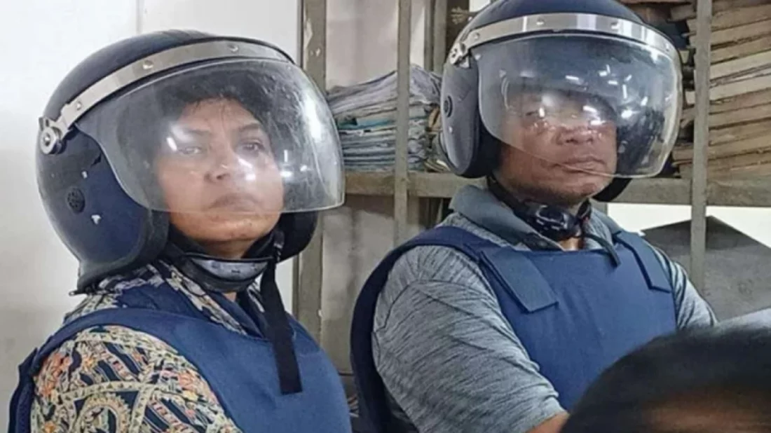 সাংবাদিক দম্পতি ফারজানা রুপা ও শাকিল আহমেদ। ফাইল ছবি