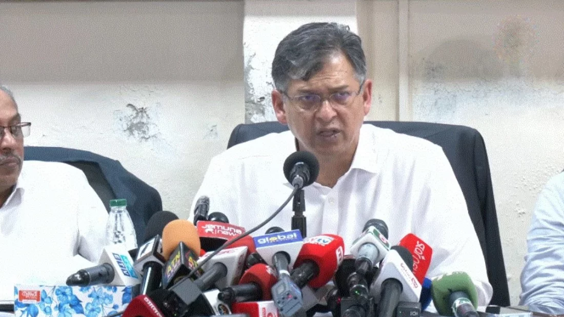 বাংলাদেশ সেক্রেটারিয়েট রিপোর্টার্স ফোরামে স্বরাষ্ট্রমন্ত্রী সালাহউদ্দিন আহমদ। ছবি: ভিডিও থেকে নেয়া