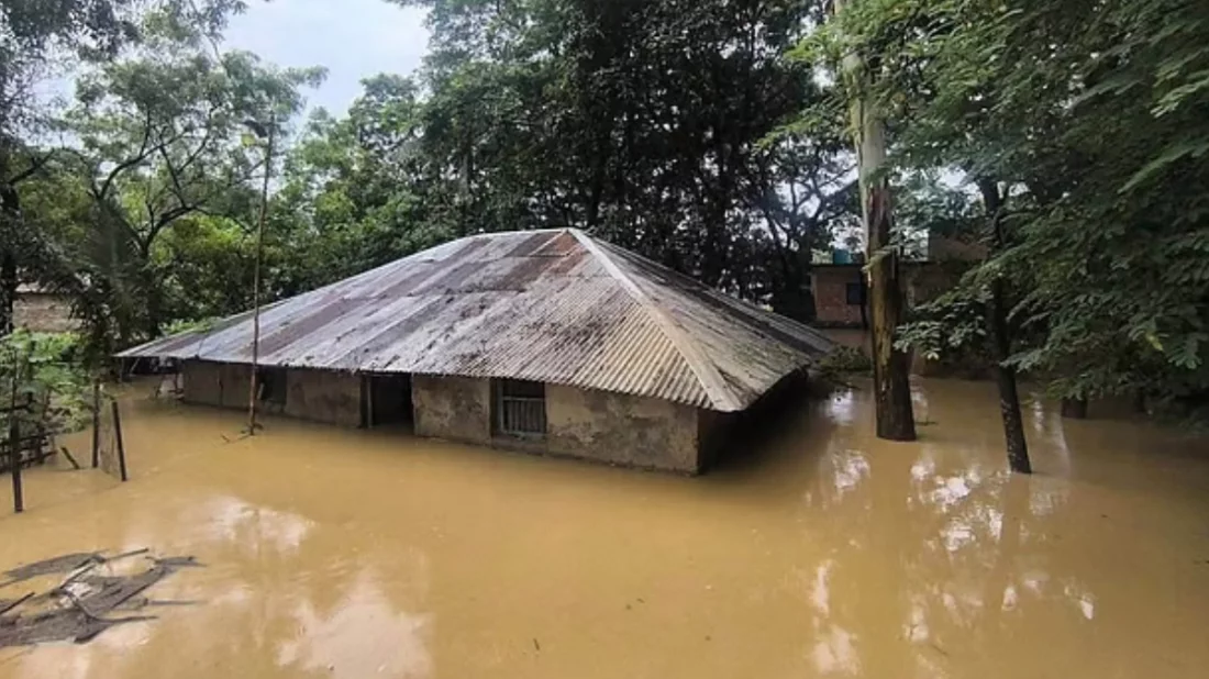 সার্বিক বন্যা পরিস্থিতির আরও অবনতির আশঙ্কা তৈরি হয়েছে। ছবি: সংগৃহীত