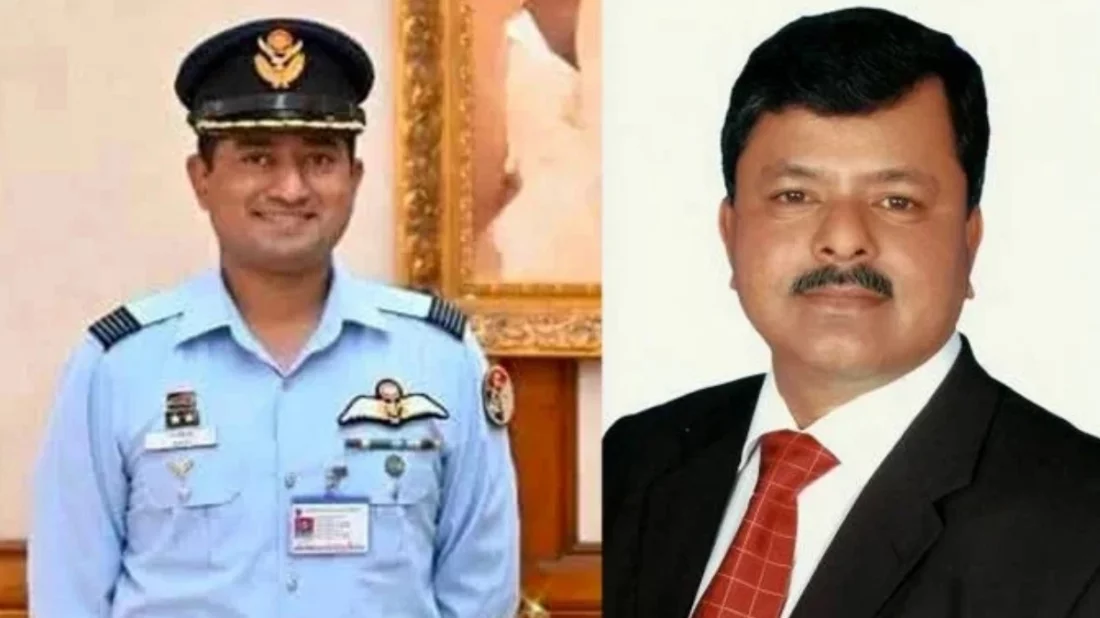 বিএনপির নেতা ইলিয়াস আলী ও উইং কমান্ডার সাইফুর রহমান সাইফ। ছবি : সংগৃহীত