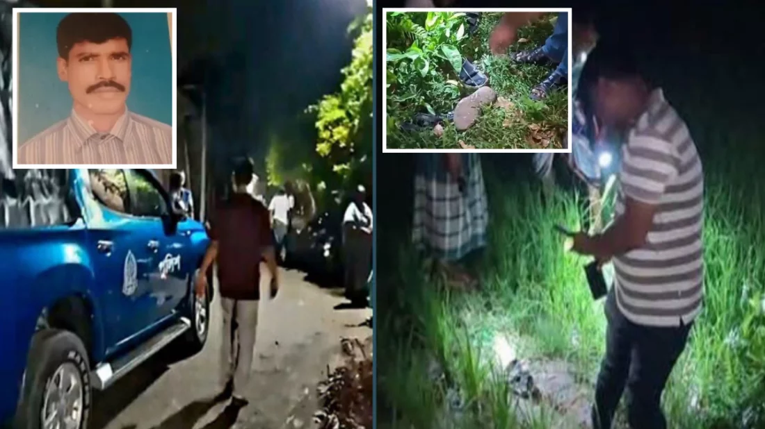এলোপাথাড়ি কুপিয়ে রক্তাক্ত অবস্থায় পাশের জমিতে ফেলে পালিয়ে যায় দুর্বৃত্তরা । ছবি: সংগৃহীত