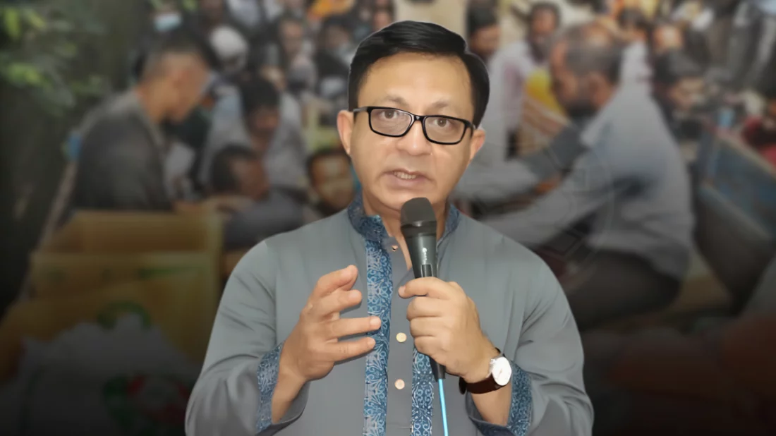 বাণিজ্যমন্ত্রী খন্দকার আব্দুল মুক্তাদির। কোলাজ: ইত্তেফাক
