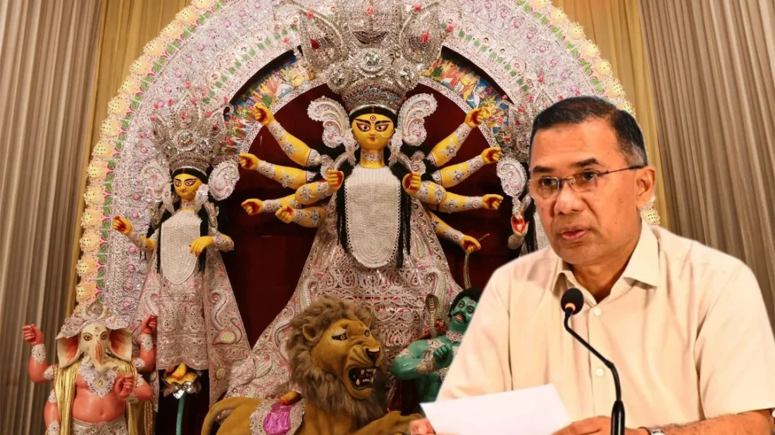 দুর্গাপূজা উপলক্ষে প্রধানমন্ত্রীর শুভেচ্ছা বার্তা । কোলাজ ইত্তেফাক