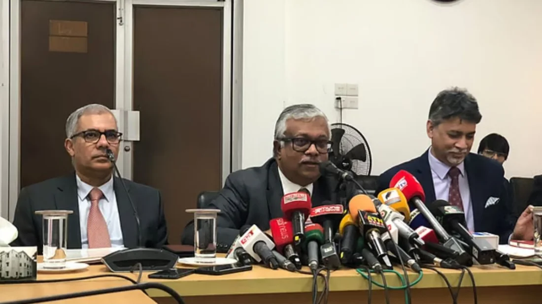 প্রধানমন্ত্রী তারেক রহমানের জাপান সফর উপলক্ষে সংবাদ সম্মেলনে পররাষ্ট্রসচিব আসাদ আলম সিয়াম। ছবি: সংগৃহীত