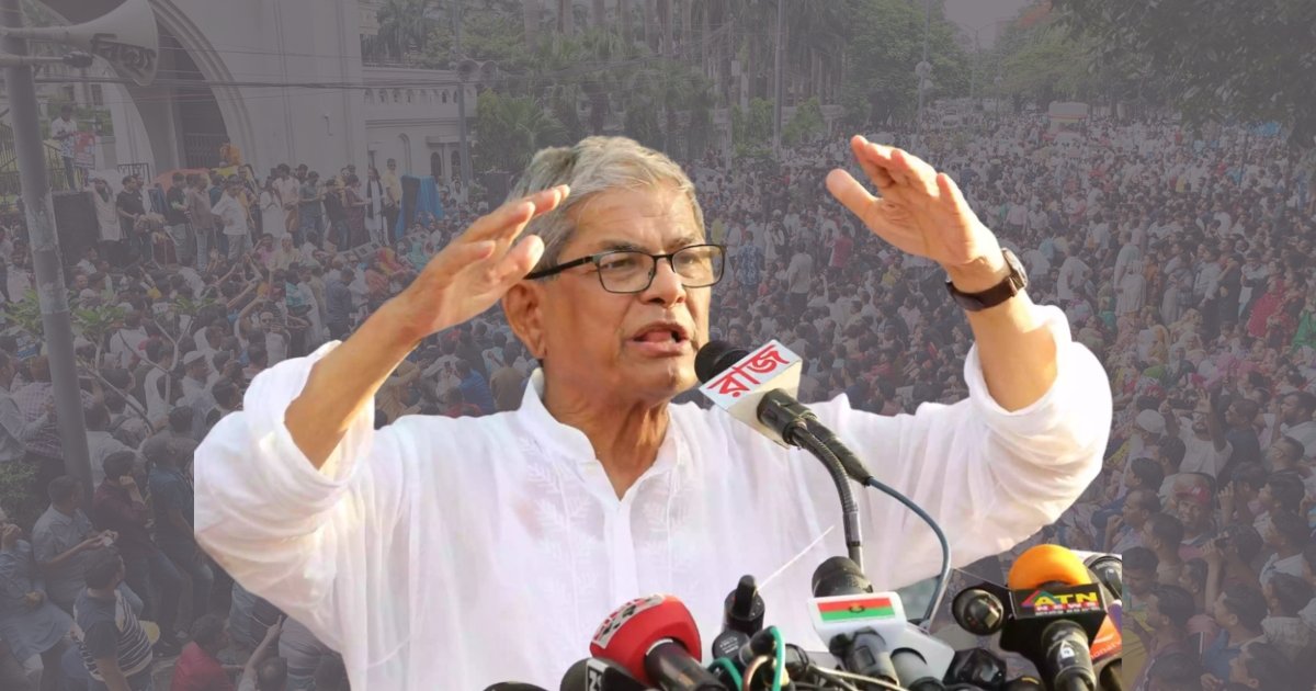 আগের মতো আর দৌড়াতে পারি না: মির্জা ফখরুল