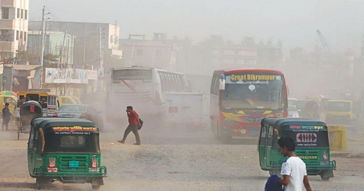 বিশ্বের দূষিত শহরের তালিকায় ঢাকা তৃতীয়, শীর্ষে কলকাতা