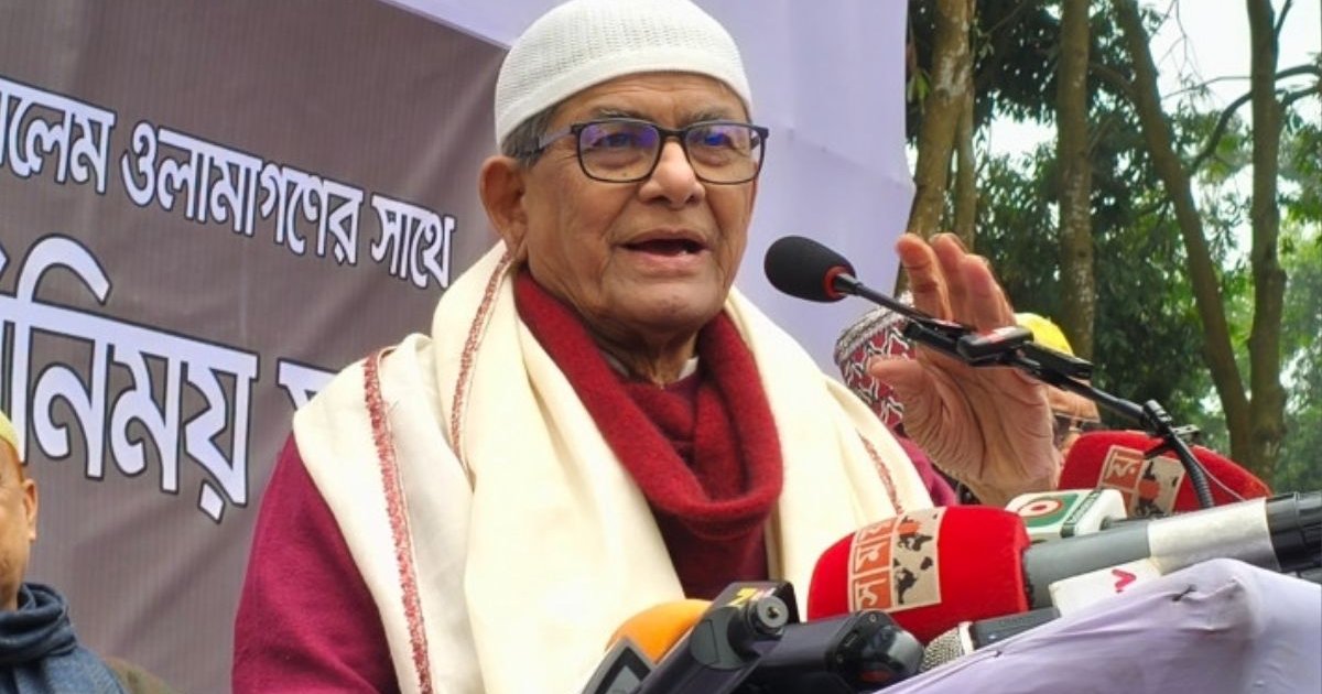 আমরা প্রতিহিংসা–প্রতিশোধের রাজনীতি চাই না: মির্জা ফখরুল