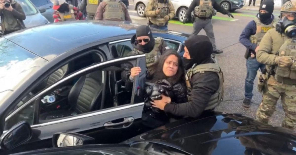 যুক্তরাষ্ট্রে বাংলাদেশি বংশোদ্ভূত নারীকে টেনেহিঁচড়ে গাড়ি থেকে নামাল আইস এজেন্টরা