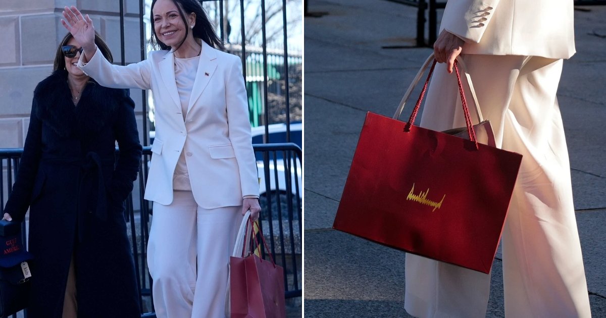 নোবেল পদকের বিনিময়ে মাচাদোকে ব্যাগ উপহার দিলেন ট্রাম্প