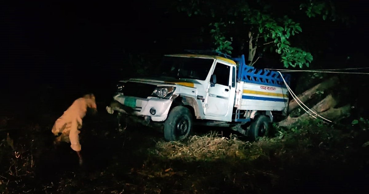 রাঙ্গামাটিতে কাঠবোঝাই মিনি পিকআপ খাদে পড়ে দুই শ্রমিক নিহত