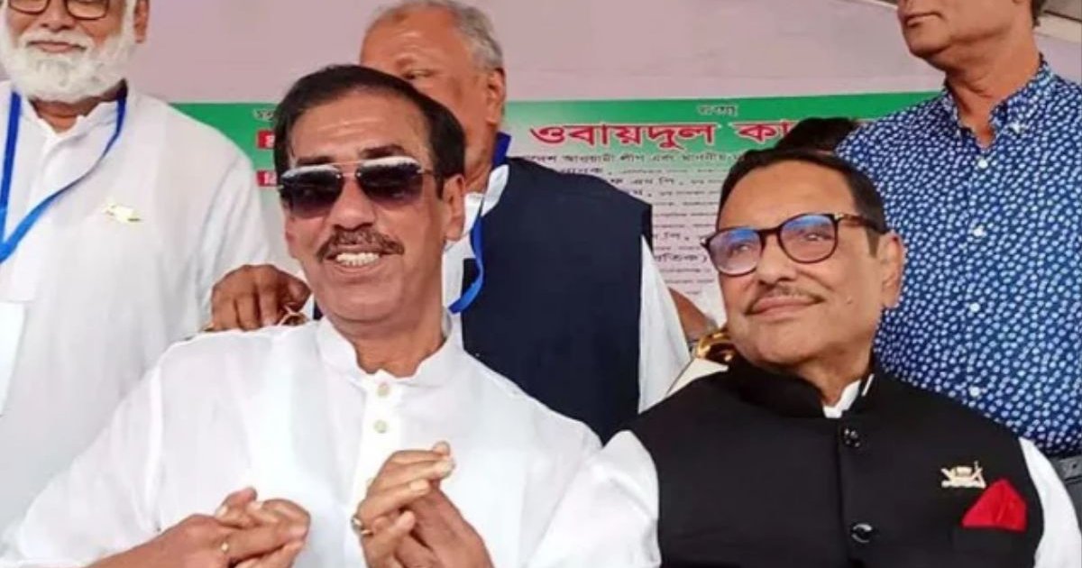 অস্ত্র হাতে আমার ছবি দেখলে নেত্রী যেন রাগ না করেন: ওবায়দুল কাদেরকে শামীম ওসমান