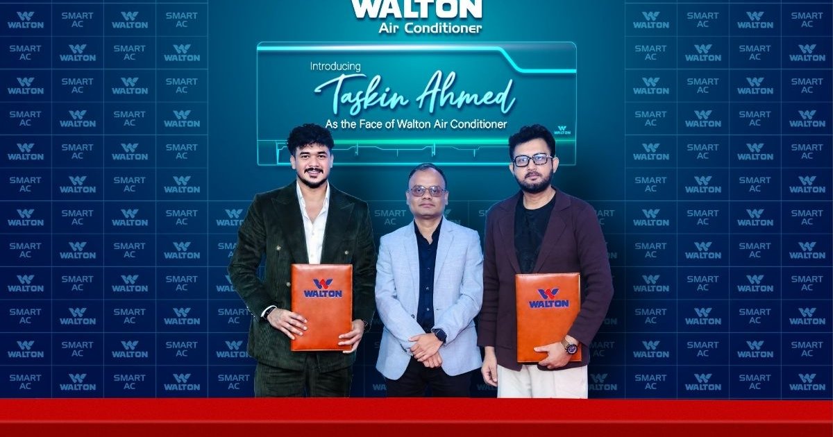 ‘ফেস অব ওয়ালটন এসি’ হলেন ক্রিকেটার তাসকিন আহমেদ