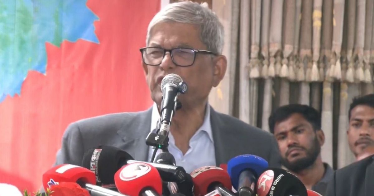 এরা মুনাফিকি করে মানুষকে ভুল বুঝিয়ে ভোট চাচ্ছে: মির্জা ফখরুল