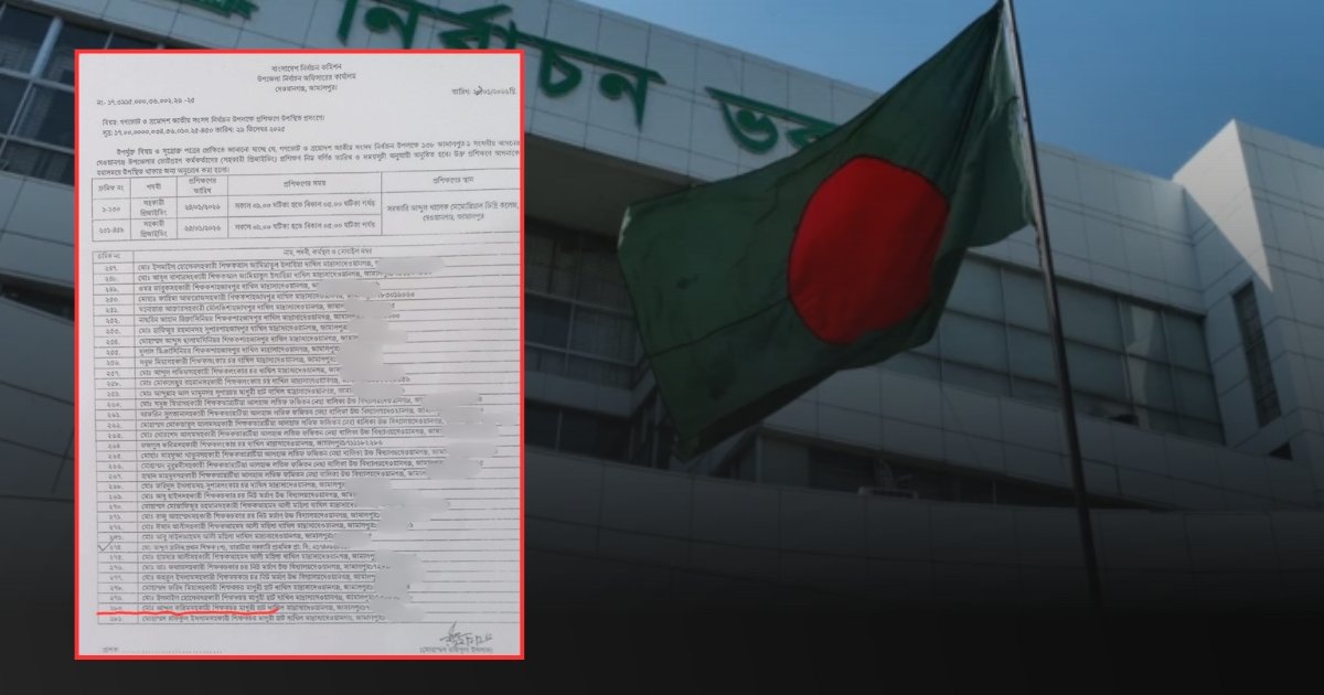 দেড় বছর আগে মৃত্যু হওয়া মাদ্রাসা শিক্ষক হলেন ‘সহকারী প্রিজাইডিং অফিসার’