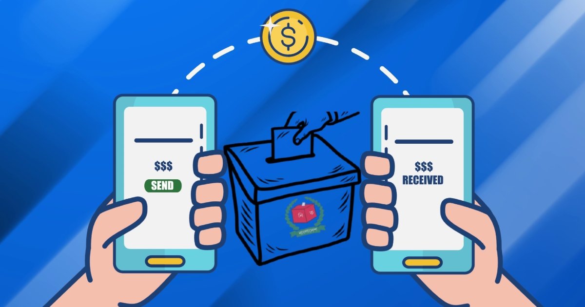 মোবাইল ব্যাংকিংয়ে ভোট কেনাবেচা