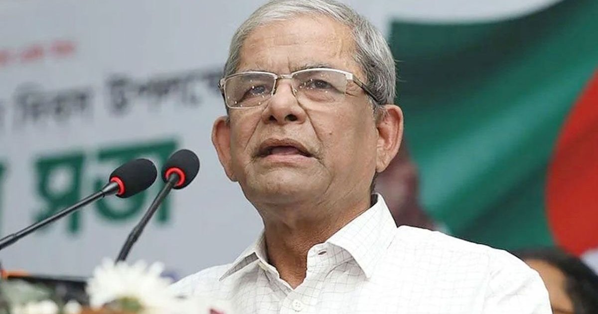 নির্বাচন বানচাল করতেই কেরানীগঞ্জে বিএনপি নেতাকে গুলি: মির্জা ফখরুল