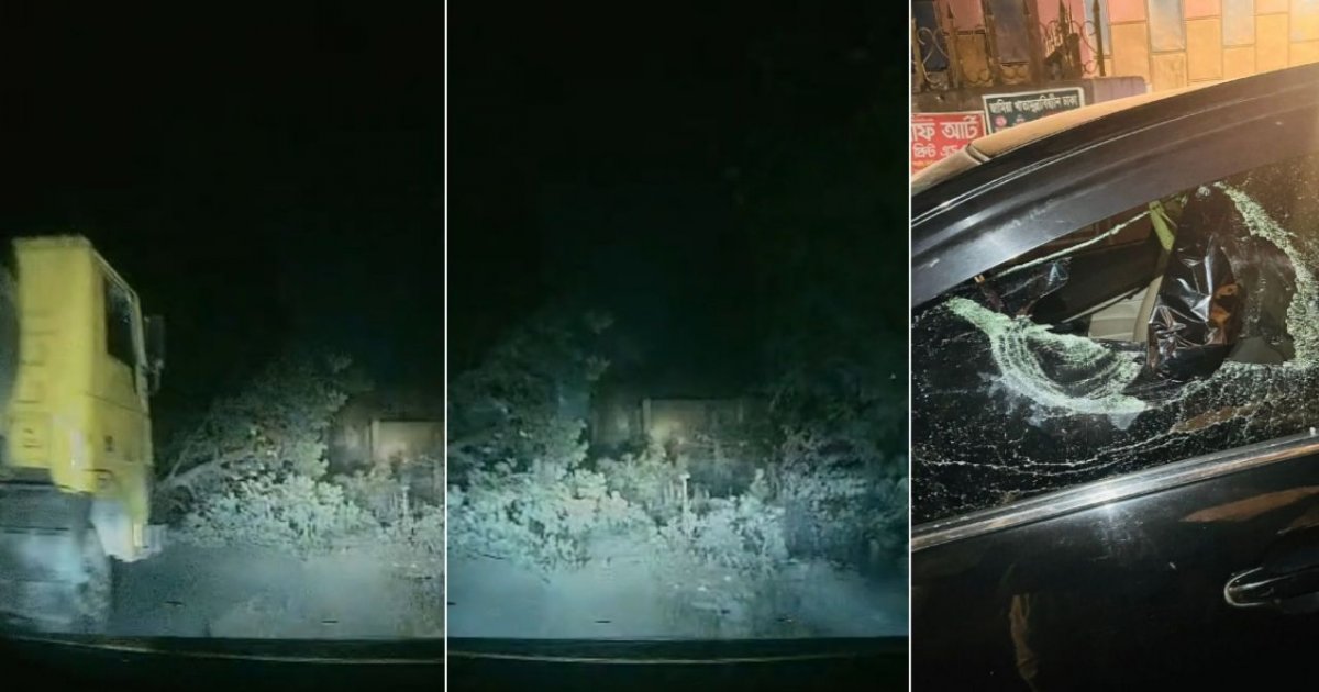 সাভারে সড়কে গাছ ফেলে ডাকাতির ভিডিও ভাইরাল