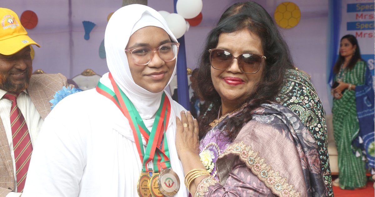 খেলাধুলার ছন্দে উৎসব মুখর সাউথ পয়েন্ট বনানী ক্যাম্পাস