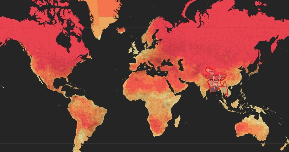 ২০৫০ সালের মধ্যে বিশ্বের চরম উষ্ণ ৬ দেশের একটি হবে বাংলাদেশ