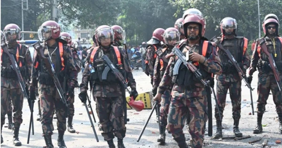 বৃহস্পতিবার রাজধানীসহ তিন জেলায় নামছে ৩৮ প্লাটুন বিজিবি