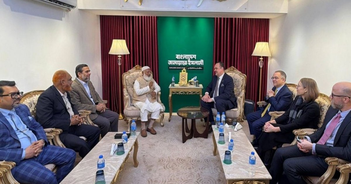 জামায়াত আমিরের সঙ্গে যুক্তরাষ্ট্রের রাষ্ট্রদূতের সাক্ষাৎ