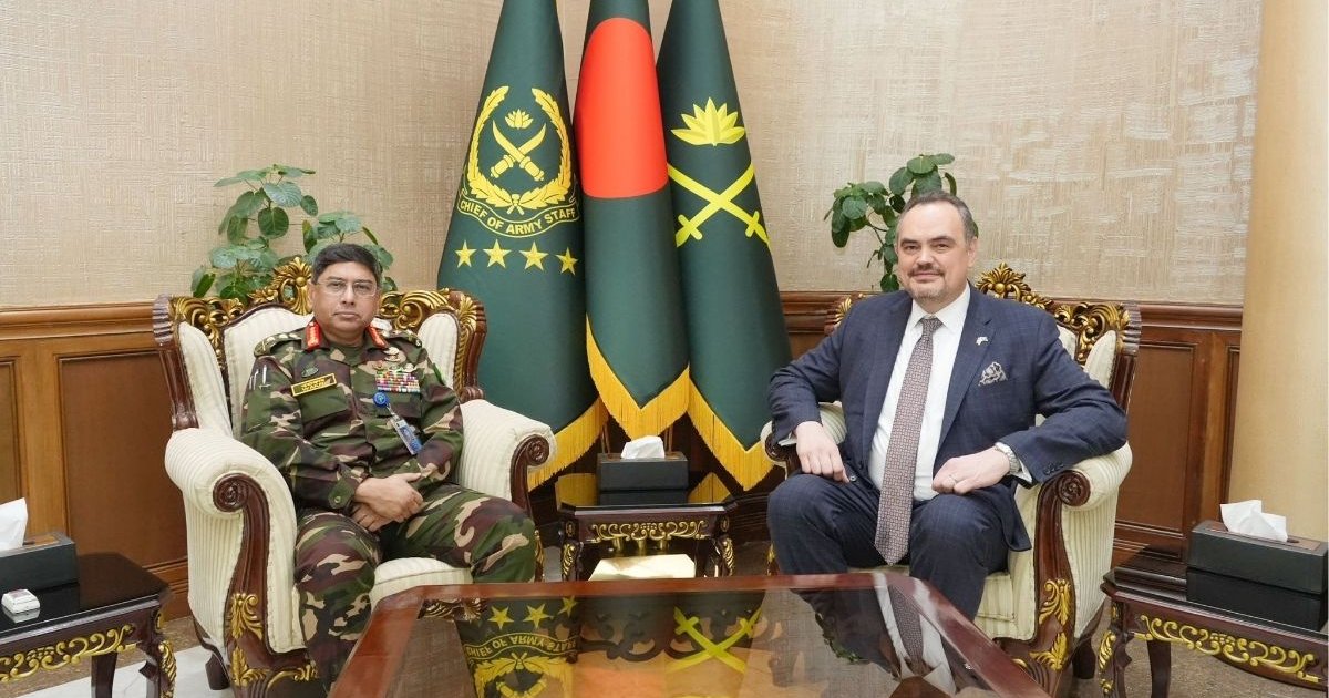সেনাপ্রধানের সঙ্গে মার্কিন রাষ্ট্রদূতের সৌজন্য সাক্ষাৎ