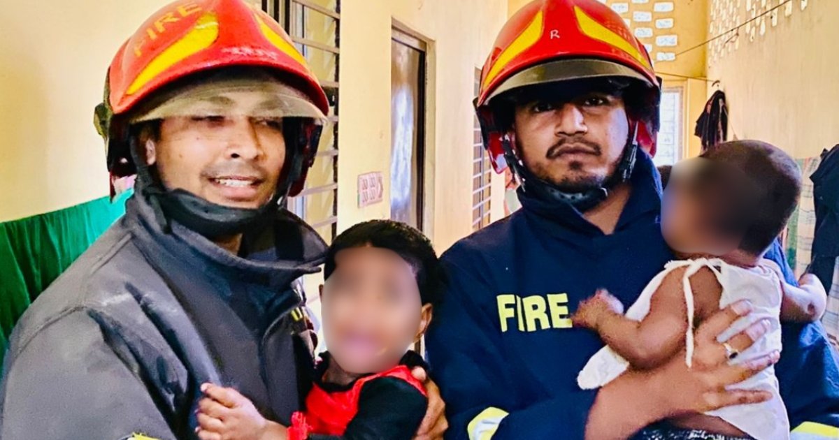চট্টগ্রামে ঘরে আটকা দুই শিশুকে উদ্ধার করলো ফায়ার সার্ভিস