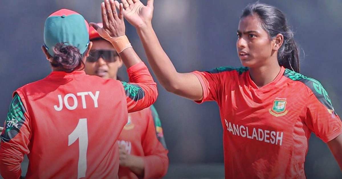 রেকর্ড ৯০ রানের ব্যবধানে স্কটল্যান্ডকে হারাল বাংলাদেশের মেয়েরা