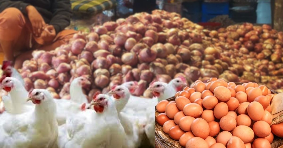 নতুন পেঁয়াজ ও মুরগির দাম বেড়েছে, কমেছে ডিমের দাম