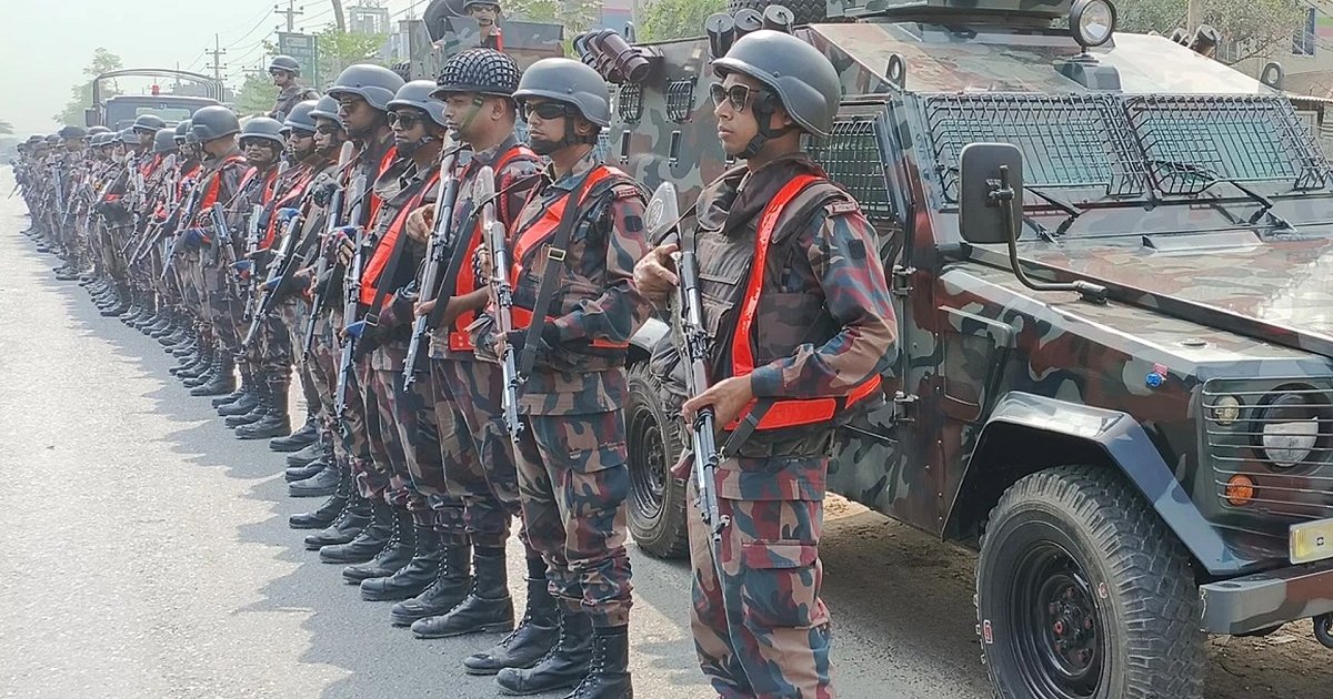 সারাদেশে ৩৭ হাজারের বেশি বিজিবি মোতায়েন