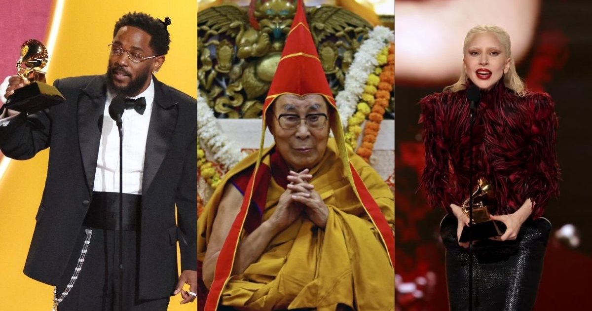 ৬৮তম গ্র্যামি অ্যাওয়ার্ডস: কেনড্রিক লামার, লেডি গাগা ও দালাই লামার হাতে পুরস্কার