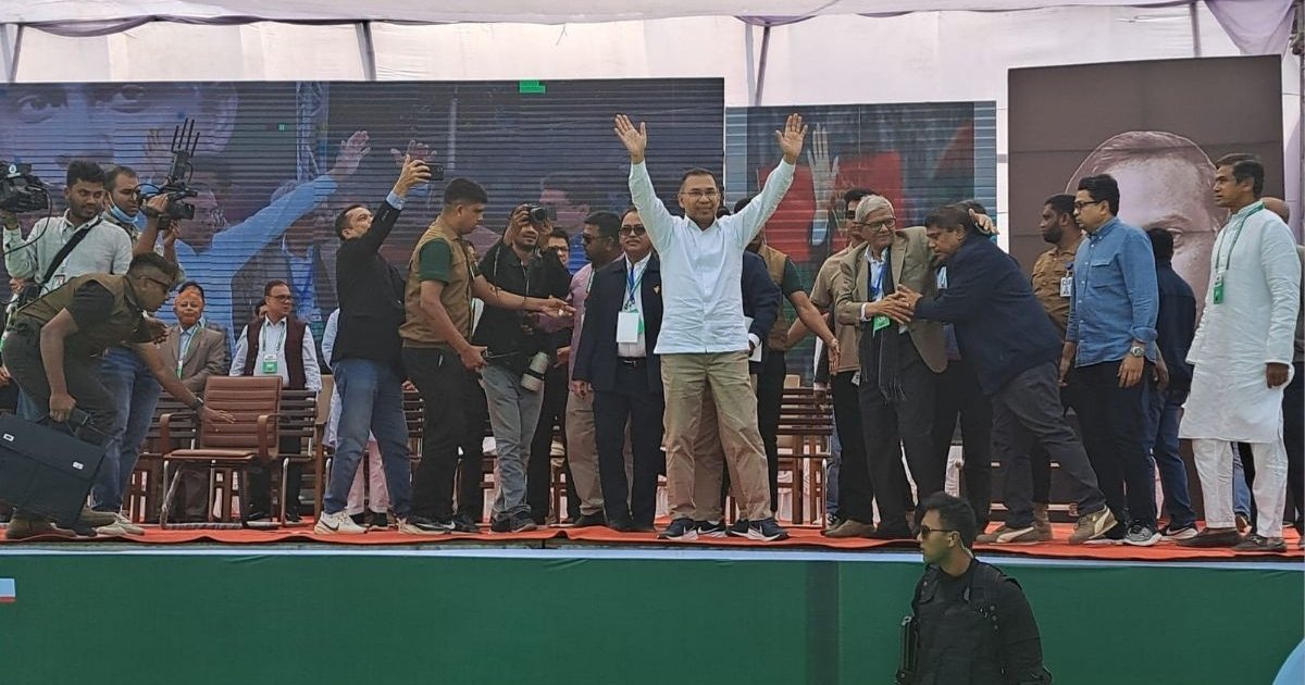 শুধু জনপ্রতিনিধি নয়— এই নির্বাচন দেশ পুনর্গঠনের, ঠাকুরগাঁওয়ে তারেক রহমান