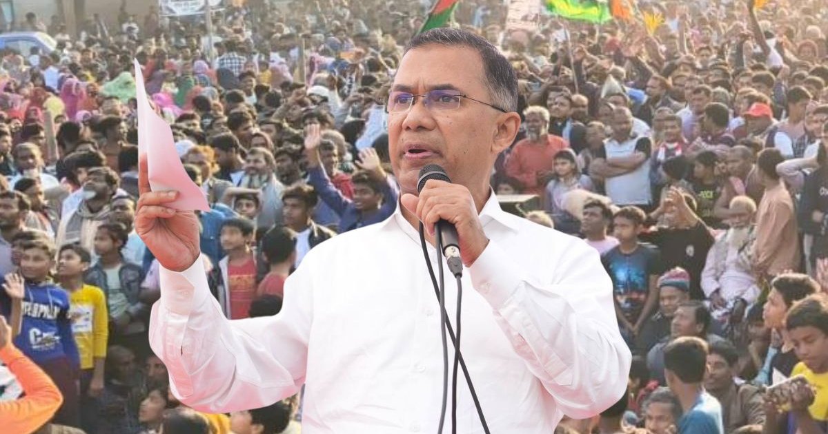 আজ রাজধানীর ৬ জনসভায় বক্তব্য রাখবেন তারেক রহমান