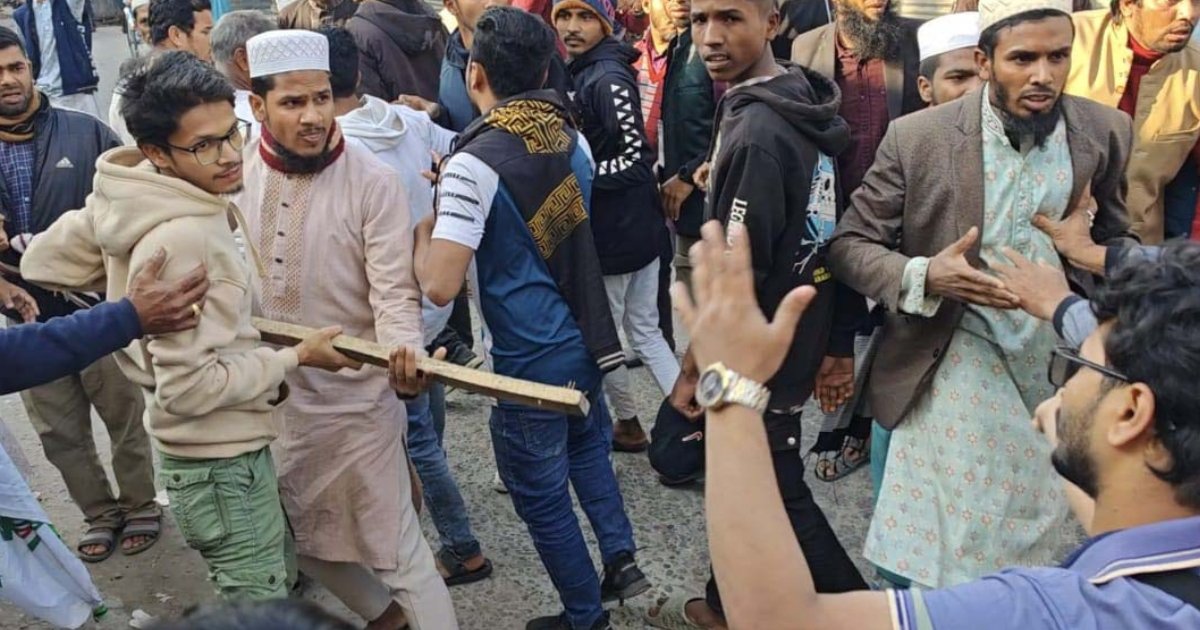 বিএনপি-জামায়াতের দুই দফা সংঘর্ষে আহত ৫০, থানা ঘেরাও