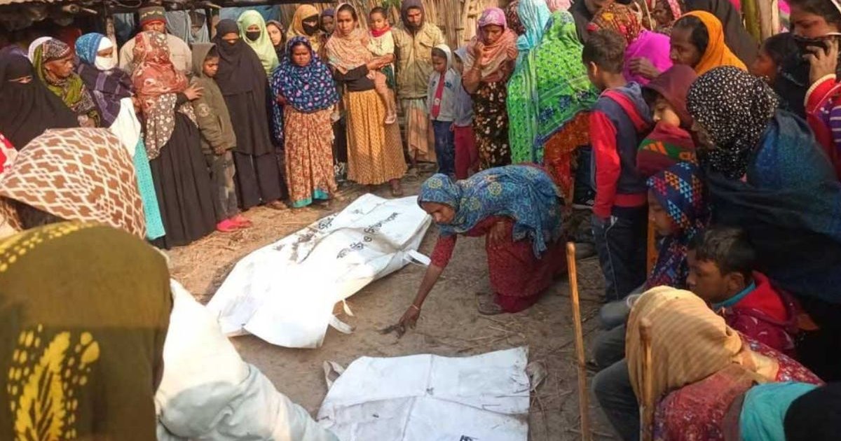 নাটোরে বসতবাড়িতে ঘুমের মধ্যে আগুনে পুড়ে মা-মেয়ের মৃত্যু