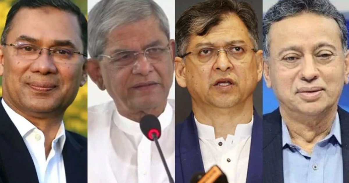 বিএনপির শীর্ষ নেতারা কে কোথায় ভোট দেবেন 