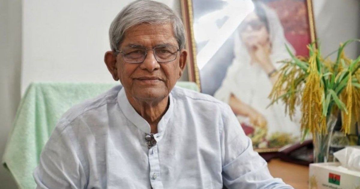 ঠাকুরগাঁও-১ আসনে বেসরকারিভাবে বিজয়ী মির্জা ফখরুল