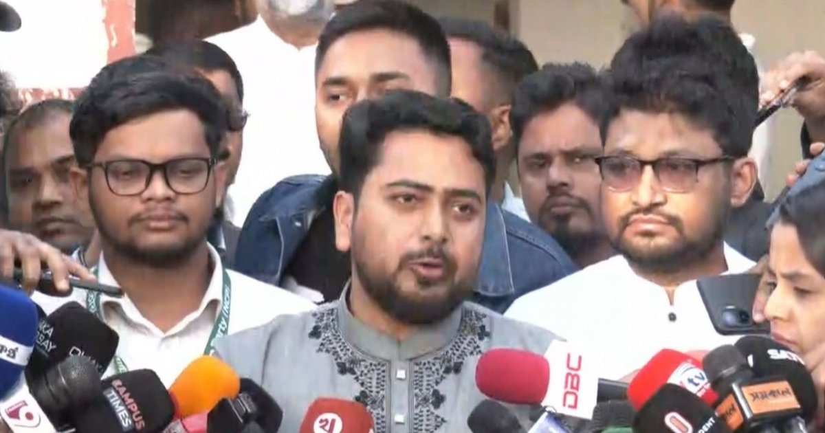 জনগণের রায় যেটাই হোক, আমরা মেনে নেব: নাহিদ ইসলাম